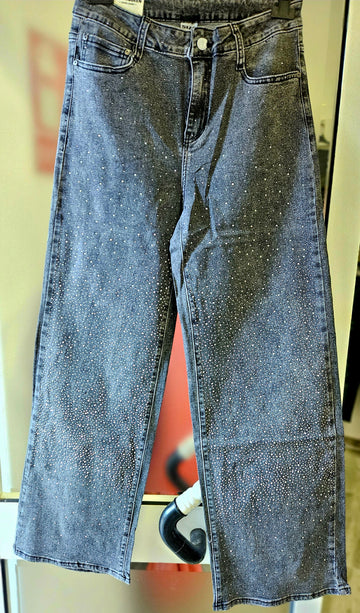 Pantalón brillante oscuro