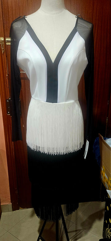 Vestido flecos