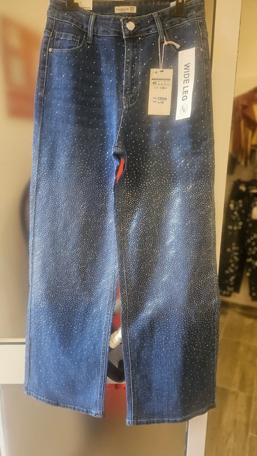 Vaquero pata ancha brillante