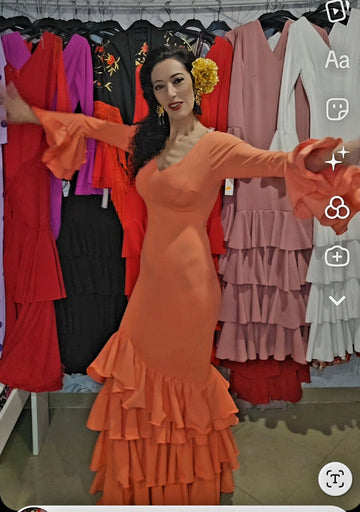Vestido salmon