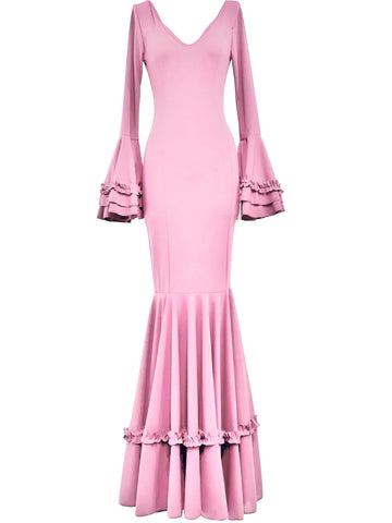 Vestido rosa bebe