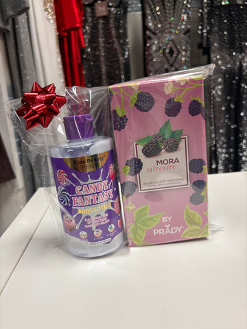 Lote mora: Colonia+loción corporal chuches