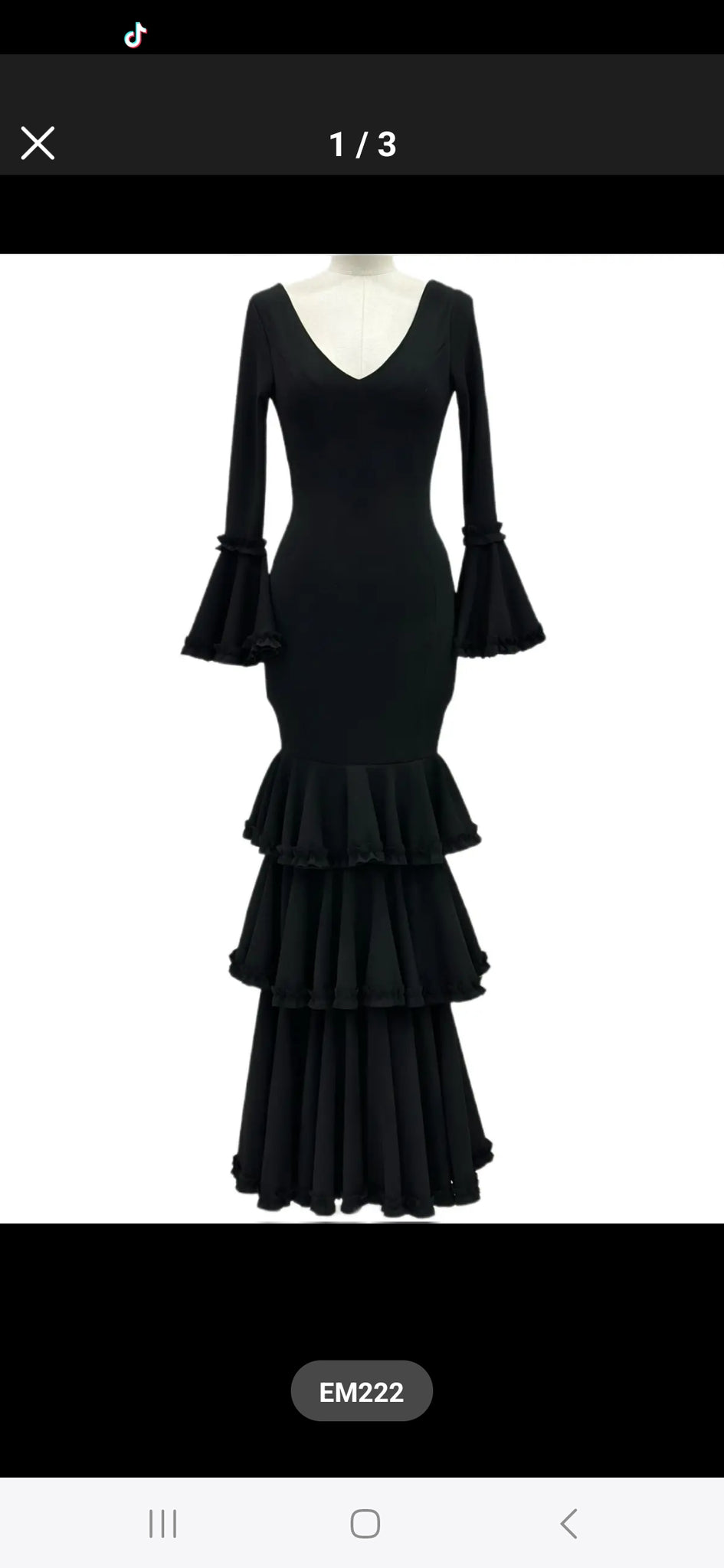 Vestido cancan
