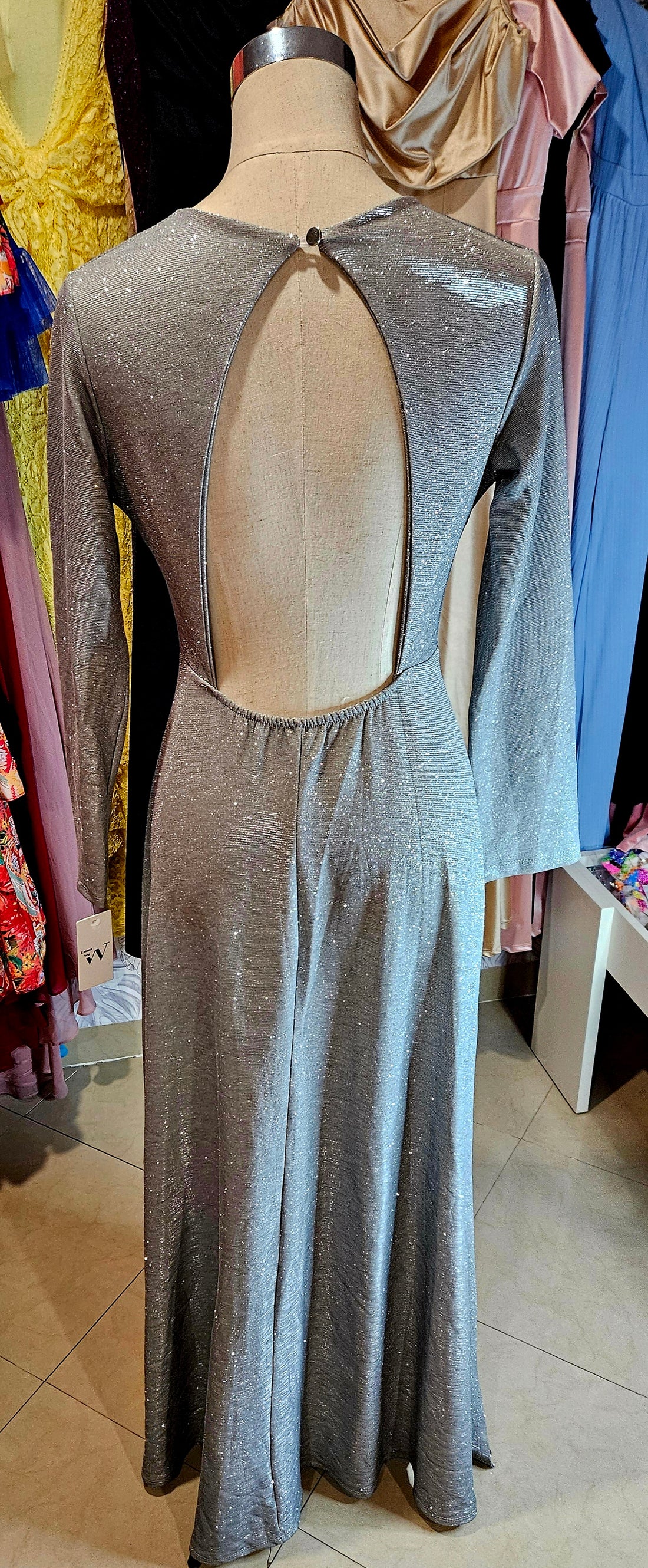 Vestido plata
