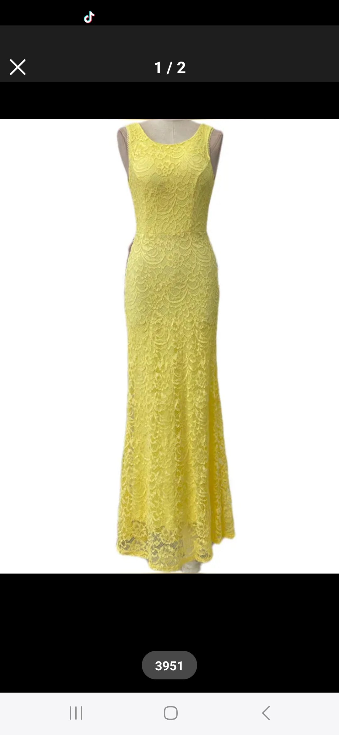 Vestido encaje