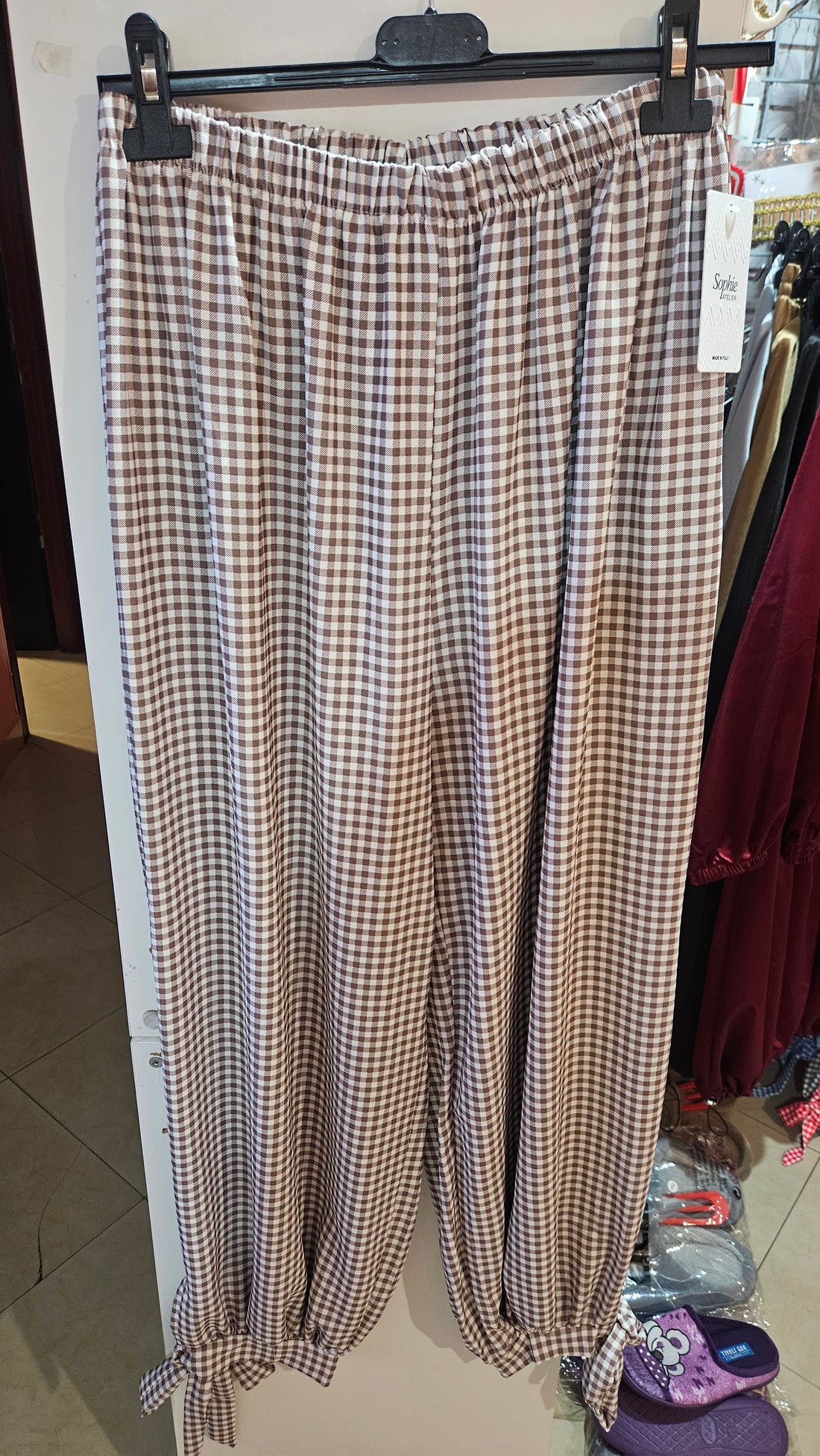Pantalón cuadros