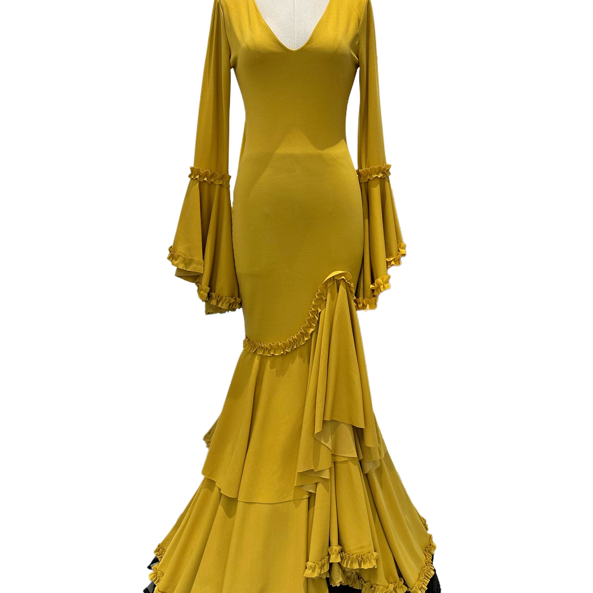 Vestido mostaza