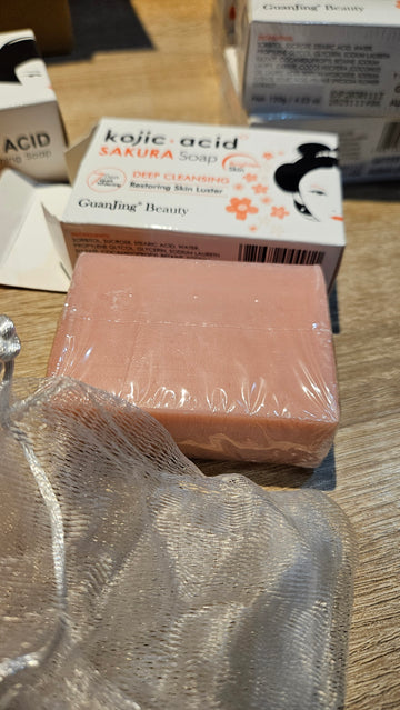 Pastilla coreana rosa blanqueadora