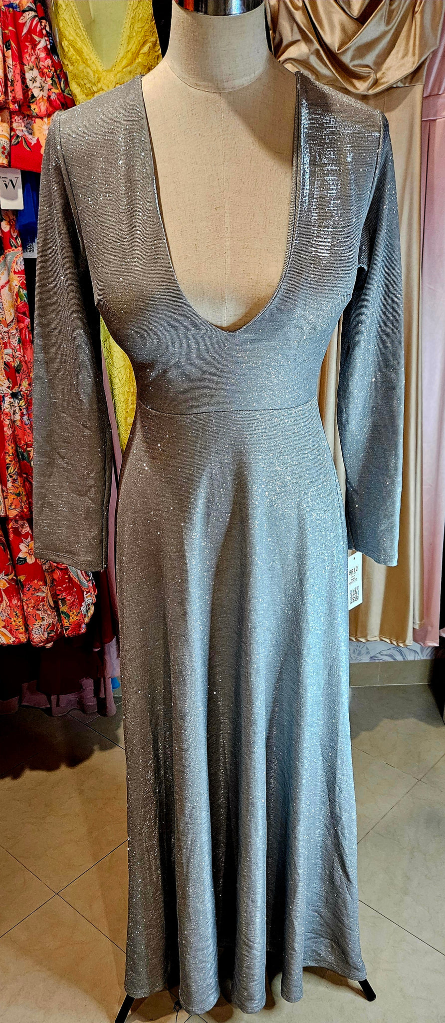 Vestido plata