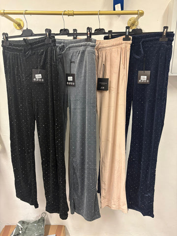 Pantalón terciopelo  brillante