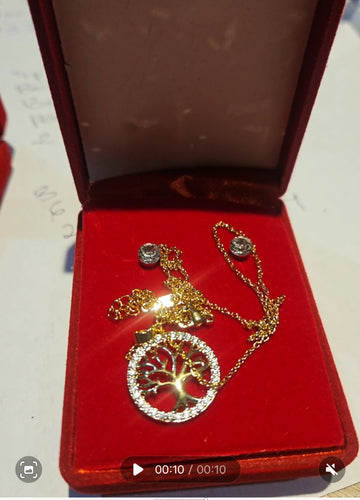 Juego collar y pendientes