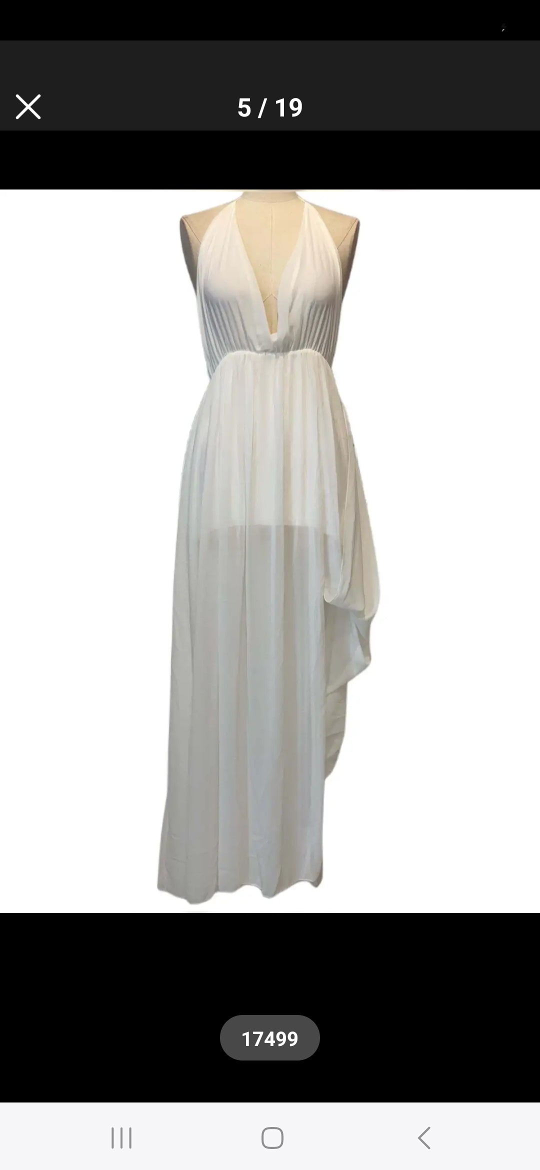 Vestido gasa