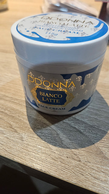 Crema cara blanco late