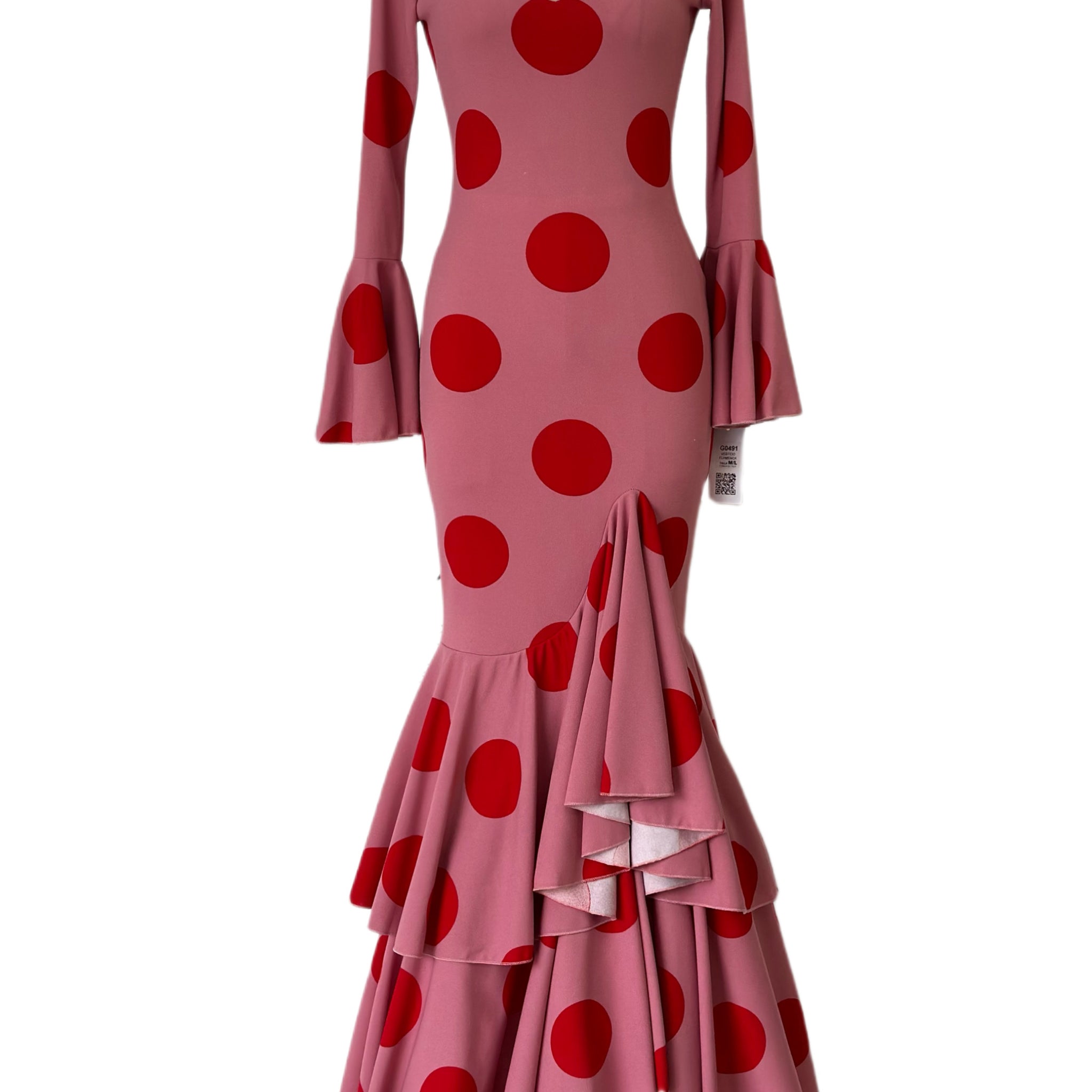 Vestido rosa lunar