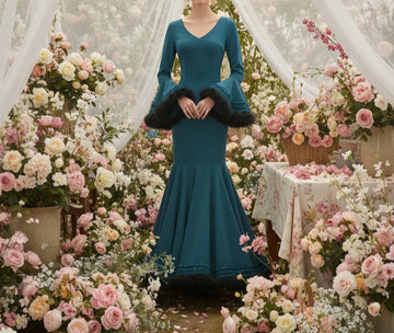 Vestido flamenca canastero