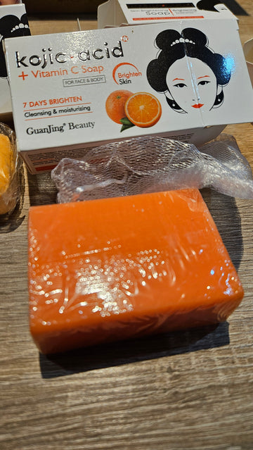 Pastilla coreana naranja  blanqueadora