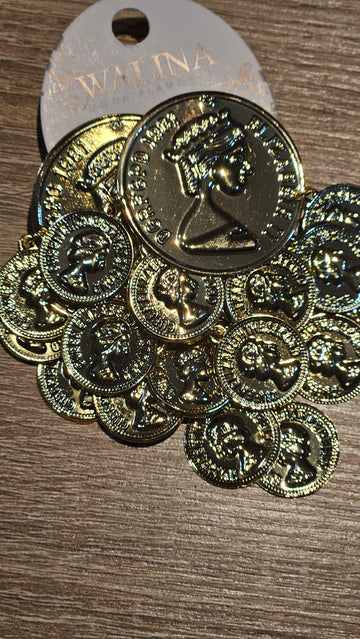 Pendientes moneda