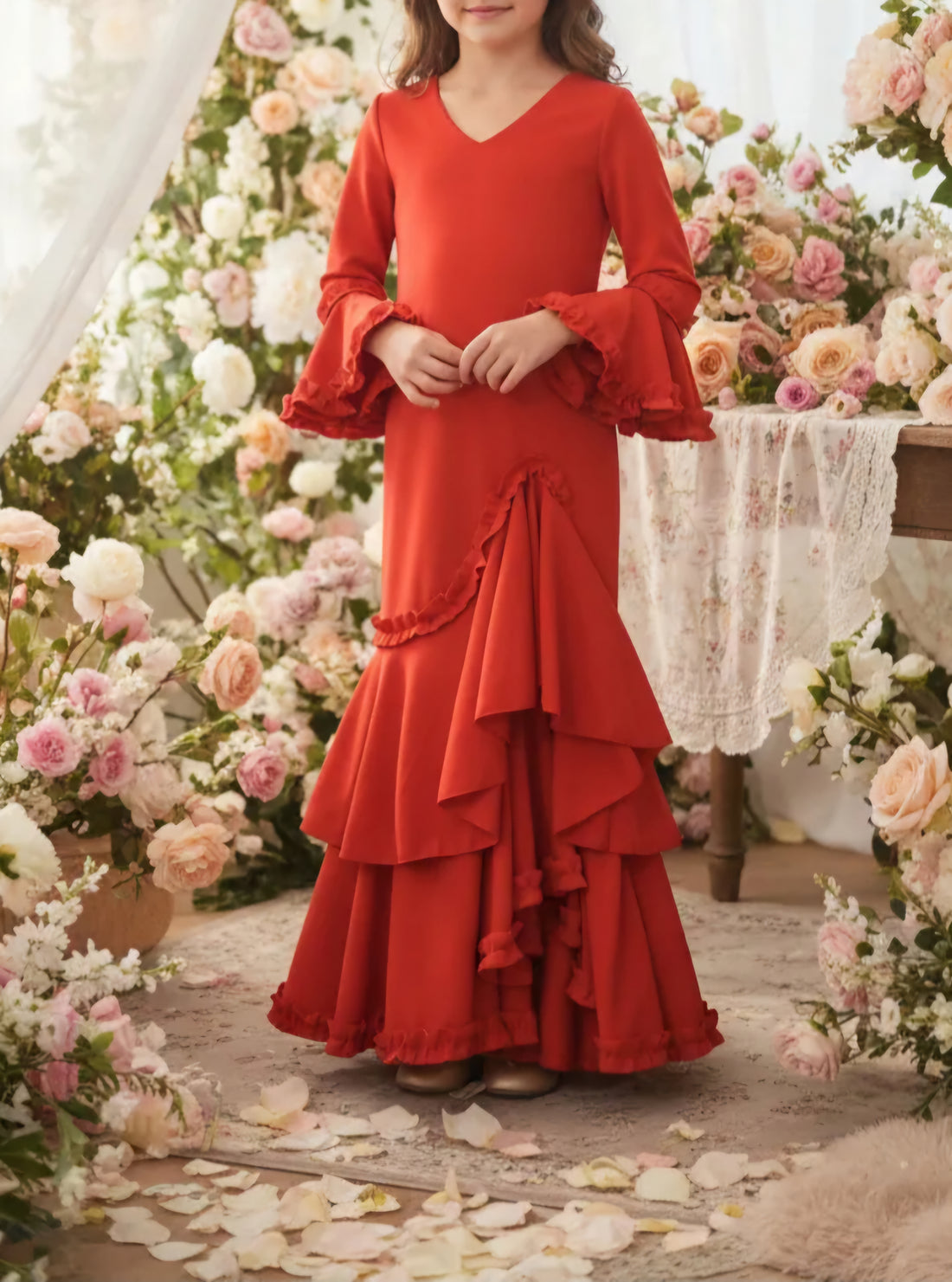 Vestido flamenca niña