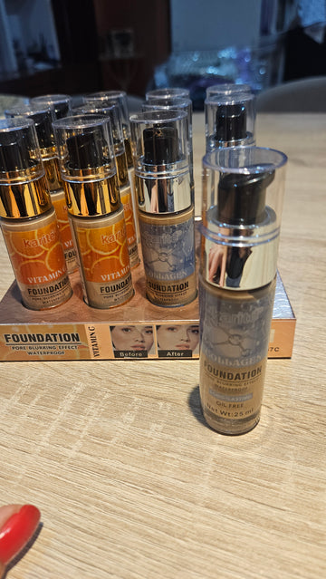 Base maquillaje  tono único colágeno y vitaminas c