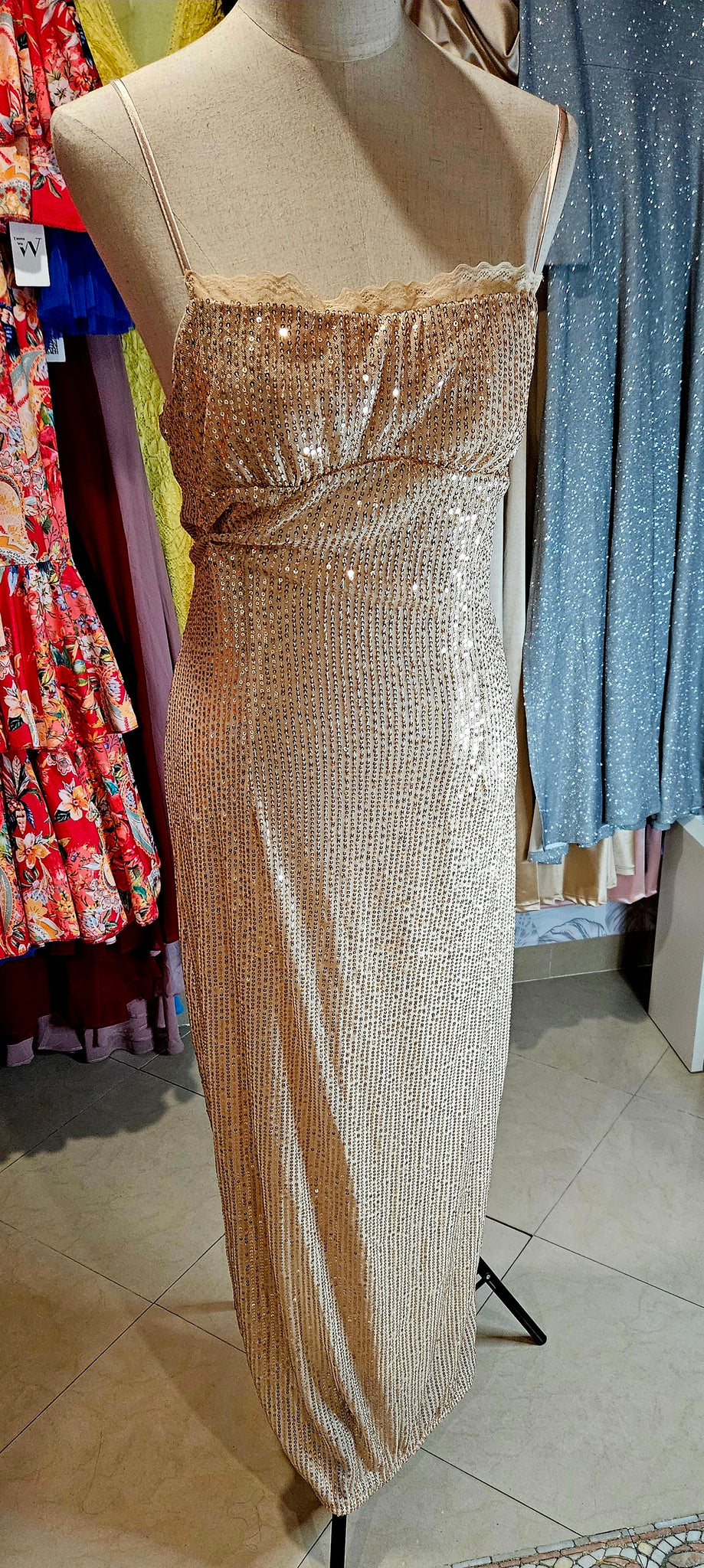 Vestido lentejuelas