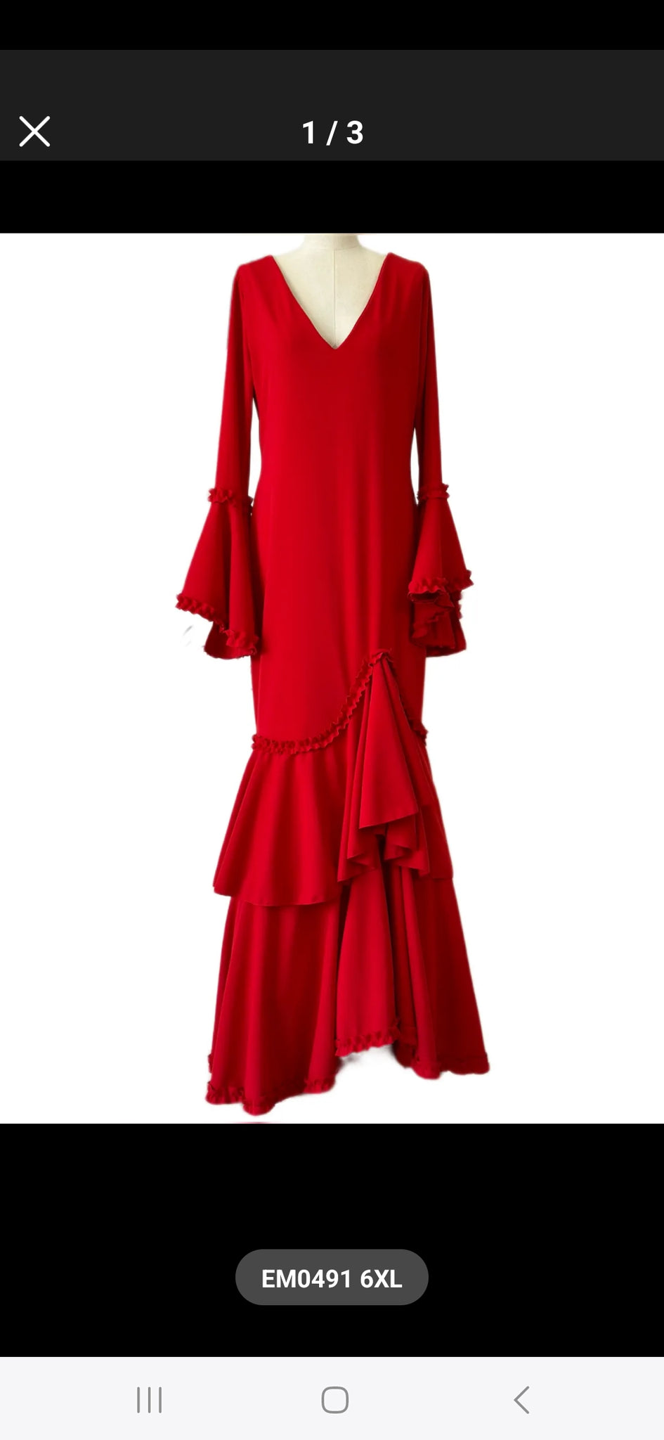 Vestido 6xl grande