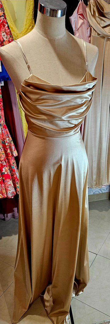 Vestido champán