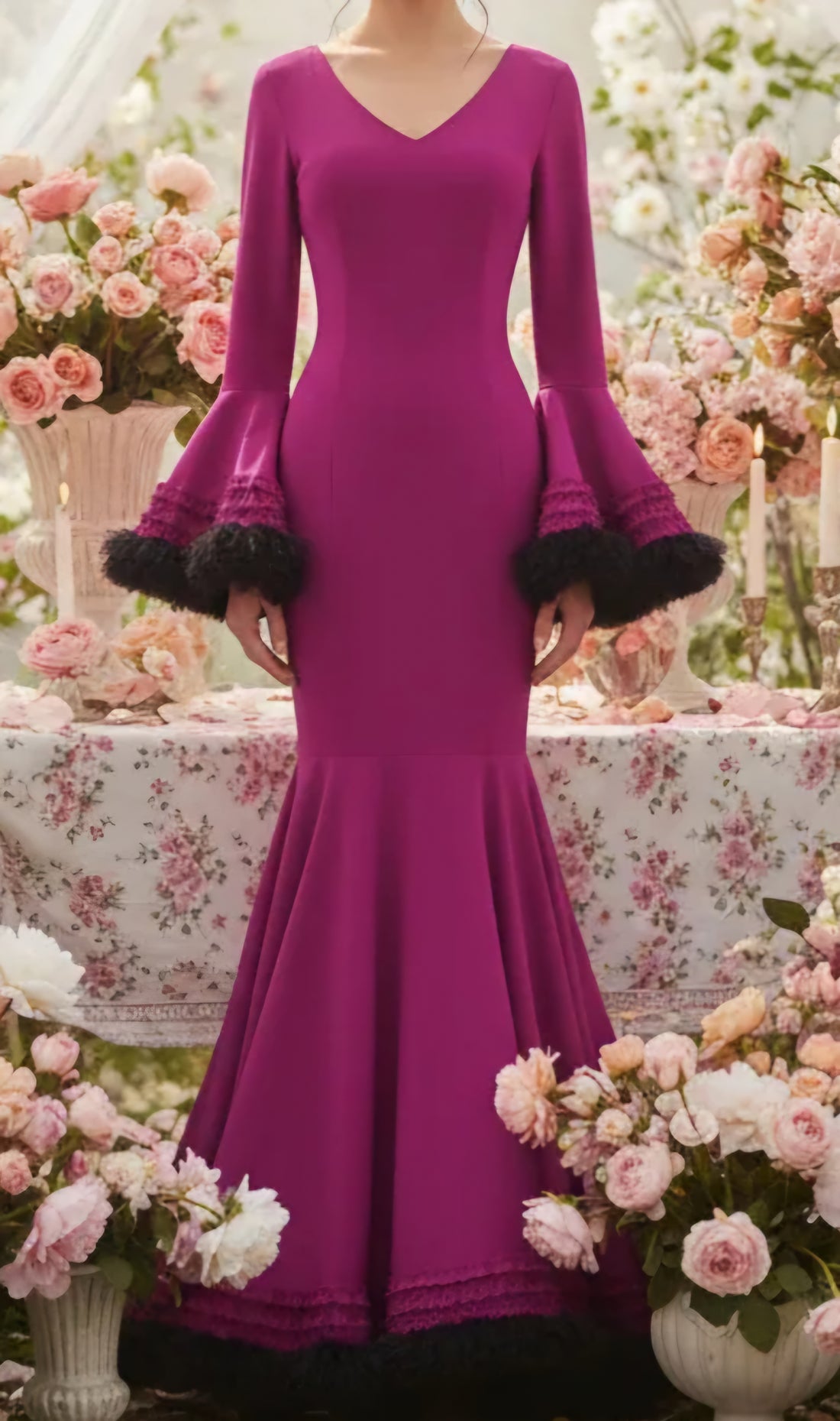 Vestido flamenca canastero